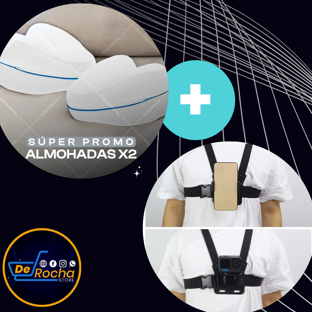 Kit correa arnés + almohada ortopédica